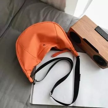 Solid Soft Zipper Nylon Youth Shoulder Bag Interior Compartment Bag Women s Sewing Thread Women s Handbag хаки