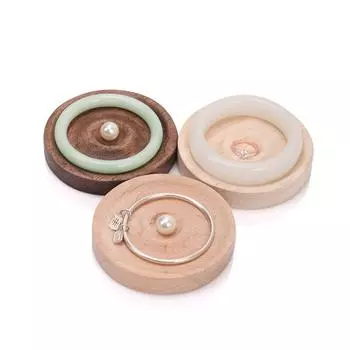 Solid wood bracelets holding Buddha beads wenwan bracelet lucky beads display tray display Buddha beads display tray. белый