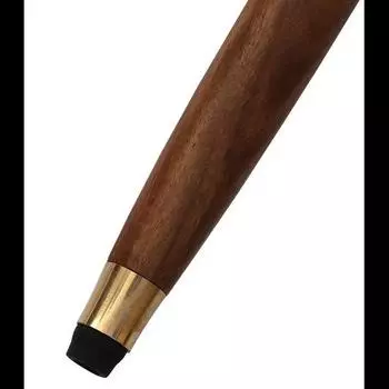 Солидная старая джентльменская трость с головой дерби, деревянная трость для ходьбы