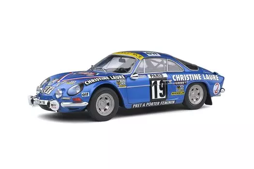 Solido Alpine A110 1600S Monte Carlo Rally Solido ALPINE A110 1600S RALLYE MONTE CARLO S1804204 18.01.1976#19 M.MOUTON/F.CONCONI [Товар] синий