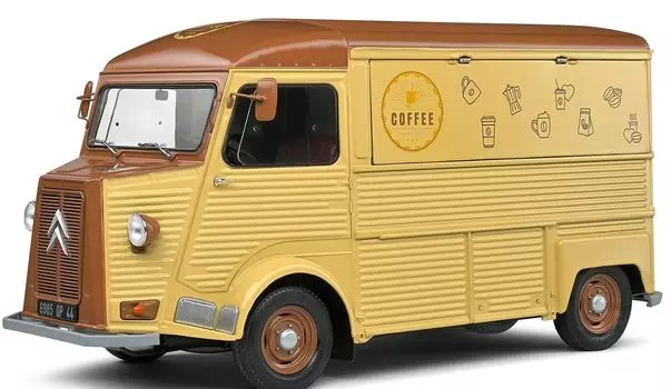Solido Citroen HY Cafe Ambulant 1969 SOLIDO CITROEN TYPE HY CAFE AMBULANT Mini Car S1804818 1/18 [Item]