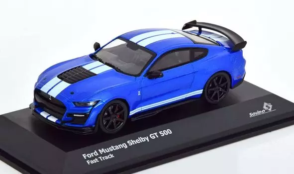 Solido Ford Mustang Shelby GT500 Fast Track 2020 Blue SOLIDO MUSTANG SHELBY S4311501 1/43 [Item]