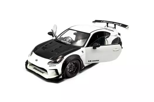 Solido Minicar GR86 LBWK Body Kit 2024 1/18 (Pearl White)