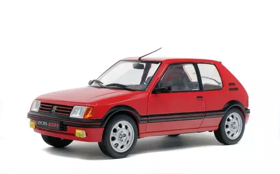 Solido Peugeot 205 GTI 1988 Red Solido PEUGEOT 205 GTI MK 1 S1801702 1/18 1.9L [Item]