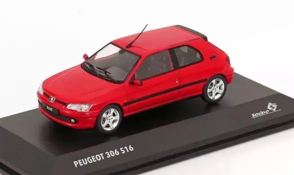 Solido Peugeot 306 GTI S16 2002 Красный SOLIDO Mini Car S4311403 1/43 [Предмет]
