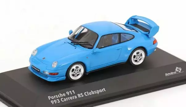 Solido Porsche 911 993 RS Clubsport Blue Мини-автомобиль SOLIDO RS Clubsport 1/43 [Предмет]