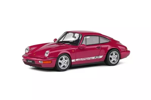 Solido Porsche 911 Carrera RS 1992 Ruby Star Red Мини-автомобиль SOLIDO Carrera 1/43 (964) [Элемент] красный