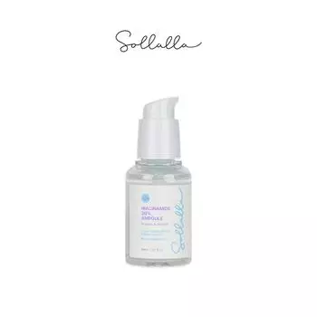[SOLLALLA] Ниацинамид 20% витаминная сыворотка, увлажняющая ампула для восстановления эластичности, разглаживающая сыворотка против морщин 30 мл
