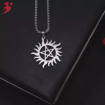 Солнце Злая Сила Сверхъестественное Нержавеющая Сталь Ожерелье Сериала