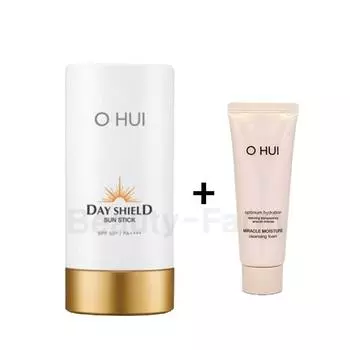Солнцезащитная дневная палочка O HUI Day Shield Sun Stick 30 г SPF50+ Miracle Foam 40 мл, 1 набор
