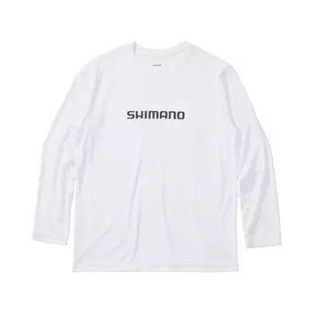 Солнцезащитная футболка с длинным рукавом белого цвета L [Shimano] SH-062Y белый