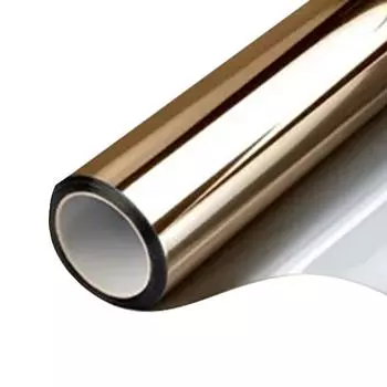 Солнцезащитная изоляционная пленка для окон, электростатическая бесклеевая стеклянная пленка, солнечная пленка для дома и балкона 50*100 см One Size коричневый