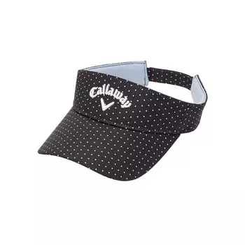 Солнцезащитная кепка для гольфа C24291208 [Callaway] женская (Точечный узор/регулируемый размер) / / 1010_Черный