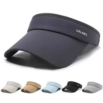 Солнцезащитная кепка Ice Silk для мужчин и женщин, летняя кепка от солнца, спортивная кепка для отдыха на природе, пляжная козырек, козырек от солнца, кепка чёрный