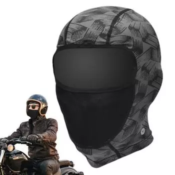 Солнцезащитная маска Ice Silk, дышащая маска на всю голову, охлаждающий солнцезащитный капюшон с защитой от ультрафиолета, маска для мотоцикла