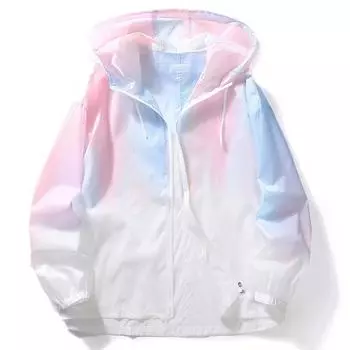 Солнцезащитная одежда для мужчин и женщин, Gradient Travel, Дышащая велоспорт, Модный бренд, Пара, Кожа на открытом воздухе, Рыбалка, Солнцезащитная одежда XXXXL зелёный