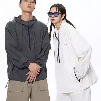 Солнцезащитная одежда для влюбленных: Дышащая солнцезащитная одежда из ледяного шелка, устойчивая к ультрафиолетовому излучению, тонкая уличная солнцезащитная одежда для мужчин и женщин XXL