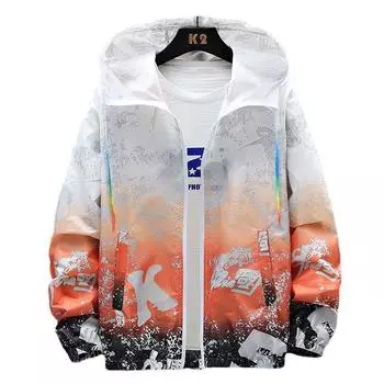 Солнцезащитная одежда, мужская летняя тонкая дышащая одежда из ледяного шелка, защита от ультрафиолета, одежда для пар, солнцезащитная одежда, уличная куртка 2XL baby голубой