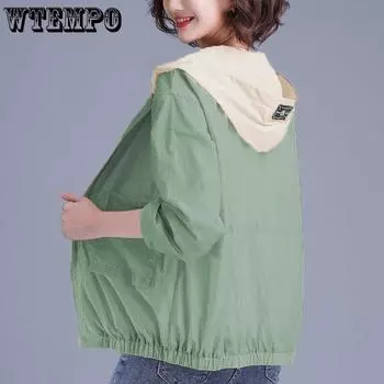 Солнцезащитная одежда, женская новая УФ-защита от ультрафиолета, универсальная солнцезащитная одежда, женское пальто, куртка, топ с капюшоном L белый