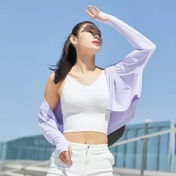 Солнцезащитная одежда женская с длинными рукавами новые солнцезащитные рубашки из ледяного шелка летняя тонкая велосипедная солнцезащитная одежда куртка-шаль с защитой от ультрафиолета One Size