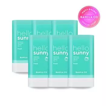 Солнцезащитная палочка Hello Sunny Essence (пресная) 6 шт.. НАБОР, 18,5г, 1 шт.
