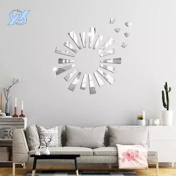 Солнцезащитная полоса креативное украшение входа зеркало наклейка торговый центр фон гостиная макет акриловая настенная наклейка