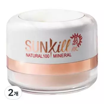 Солнцезащитная пудра Katrine Natural 100 Mineral Sunkill RX SPF 46 PA+++, 12 г, 2 шт.