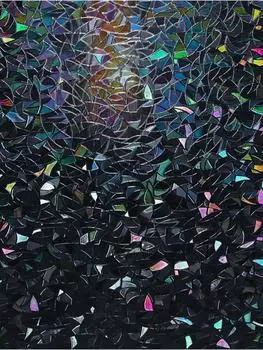 Солнцезащитная ПВХ-пленка для окон - статическая непрозрачная пленка для затемнения комнаты, блокирующая УФ-излучение, матовое покрытие для стеклянных дверей домашнего офиса 30x100 cm