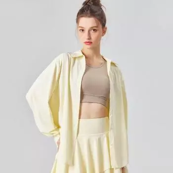 Солнцезащитная рубашка, куртка, женский кардиган, шикарный тонкий топ с длинными рукавами S/M белый