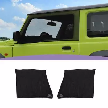 Солнцезащитная сетка на переднее окно, дышащая сетка от насекомых для Jeep Wrangler TJ/JK/JL/JT/BJ40, автомобильные аксессуары Suzuki Jimny чёрный