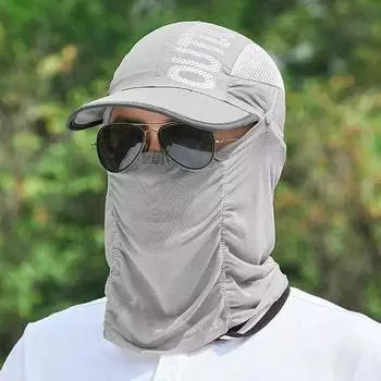 Солнцезащитная шляпа для альпинизма, быстросохнущая складная шляпа, съемная, дышащая, с защитой от ультрафиолета