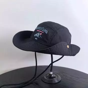 Солнцезащитная шляпа для альпинизма и кемпинга, летняя шляпа для мужчин и женщин, защитная шляпа от ультрафиолета для улицы M56-58cm тёмно-синий