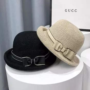 Солнцезащитная шляпа для путешествий на открытом воздухе Тонкая дышащая шляпа от солнца Шляпа с загнутым верхом Женская весенне-летняя шляпа-ведро с козырьком M56-58cm хаки