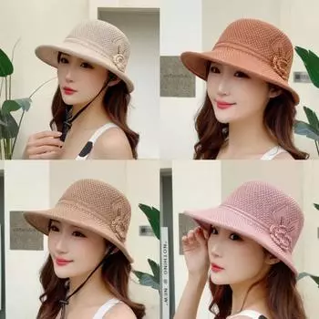 Солнцезащитная шляпа рыбака Flower Pearl Basin Hat Универсальная пляжная шляпа Исходящая