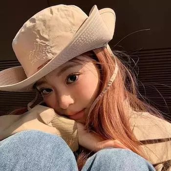 Солнцезащитная шляпа рыбака со шнурком для мужчин и женщин, летняя дышащая, для кемпинга, альпинизма, рыбалки, ковбойская шляпа M56-58cm хаки