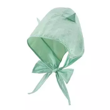 Солнцезащитная шляпа с фиксированными ремнями, регулируемая эластичность, дышащая, быстросохнущая, демоническая шляпа, однотонный дизайн, со шнуровкой