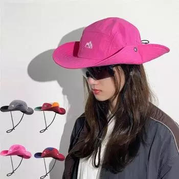 Солнцезащитная шляпа в цвете, быстросохнущие кепки для защиты от солнца, новые панамы для отдыха на природе серый
