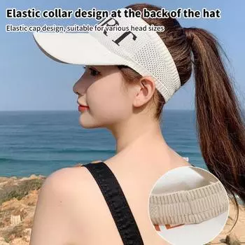 Солнцезащитная шляпа женская солнцезащитная кепка с защитой от ультрафиолета для бега на открытом воздухе с утиным язычком as the picture