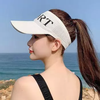 Солнцезащитная шляпа женская солнцезащитная кепка с защитой от ультрафиолета для бега на открытом воздухе с утиным язычком