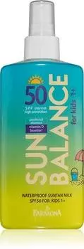 солнцезащитное молочко для детей SPF 50 TU прозрачный