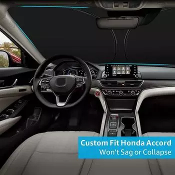 Солнцезащитные козырьки для лобового стекла автомобиля Козырьки для лобового стекла Защитный козырек от солнца Складная шторка для лобового стекла с защитой от ультрафиолета Автомобильные аксессуары