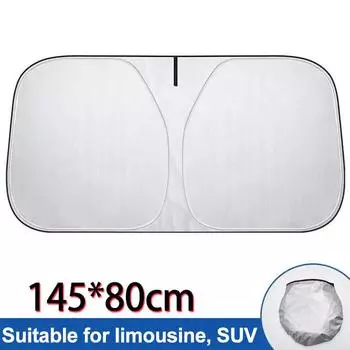 Солнцезащитные козырьки на лобовое стекло автомобиля, козырьки на переднее окно, солнцезащитный крем, зонтик, козырек для авто, аксессуары для солнцезащитных козырьков 140*70cm