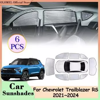 Солнцезащитные козырьки с полным покрытием для Chevrolet Trailblazer RS Crossover 2024~2024, задние боковые окна, накладки на лобовое стекло, аксессуары
