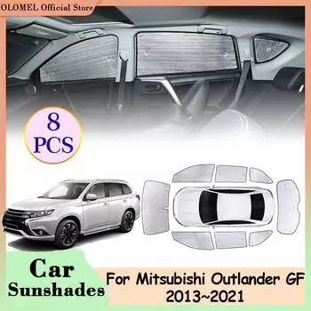 Солнцезащитные козырьки с полным покрытием для Mitsubishi Outlander GF GG ZJ ZK ZL 2013~2024, лобовое стекло, солнцезащитный козырек, аксессуары