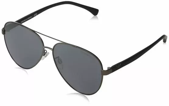 Солнцезащитные очки 0EA2046D 30036G МАТОВЫЙ СЕРЫЙ ЗЕРКАЛЬНЫЙ ЧЕРНЫЙ Линзы Япония 62 [Emporio Armani] GUNMETAL/СВЕТЛЫЙ (БЕСПЛАТНЫЙ размер)