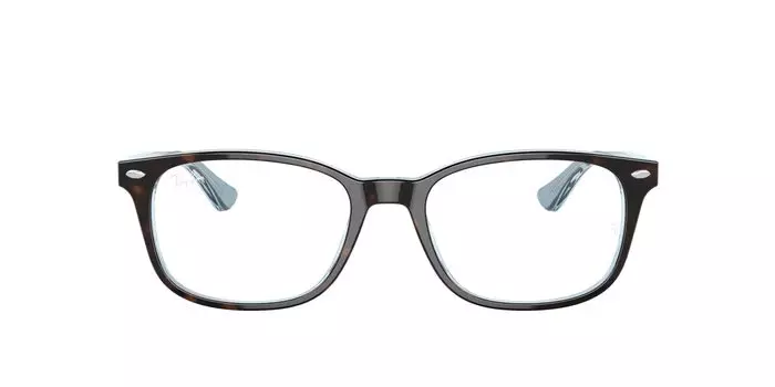 Солнцезащитные очки 0RX5375 HAVANA ON LIGHT BLUE 56 [Ray-Ban]