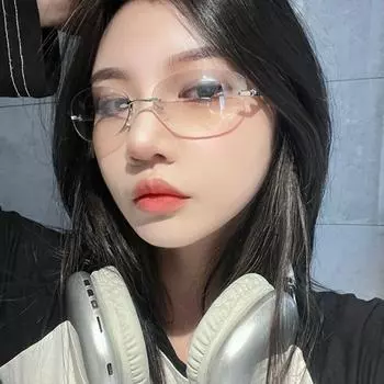 Солнцезащитные очки 2000-х годов, прозрачные, с оправой в виде оправы, модные градиентные оттенки для женщин и мужчин Gradient Tea