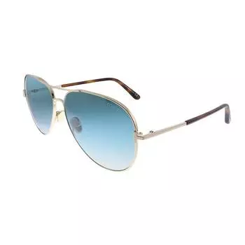 Солнцезащитные очки-авиаторы унисекс Tom Ford Clark TF 823 28P 59 мм