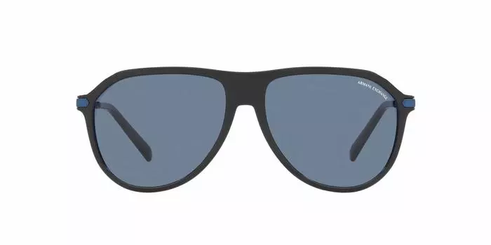 Солнцезащитные очки AX4106S LENS 59 [Armani Exchange] мужские ЧЕРНЫЕ/СИНИЕ