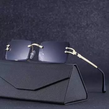 Солнцезащитные очки без оправы Мужские солнцезащитные очки Женские солнцезащитные очки